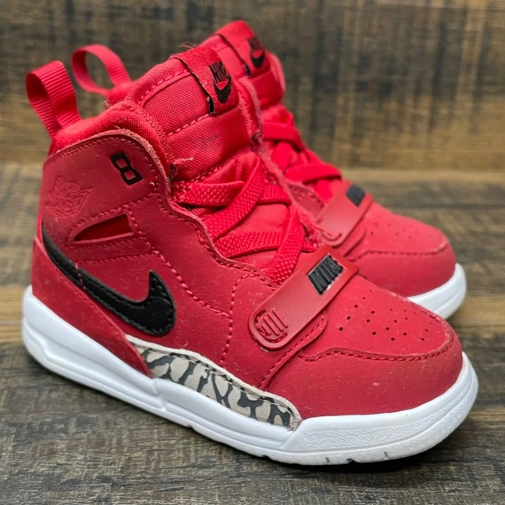 Nike Jordan Legacy 312‎ Kids 6C High Top Sneakers Red AT4055-601
